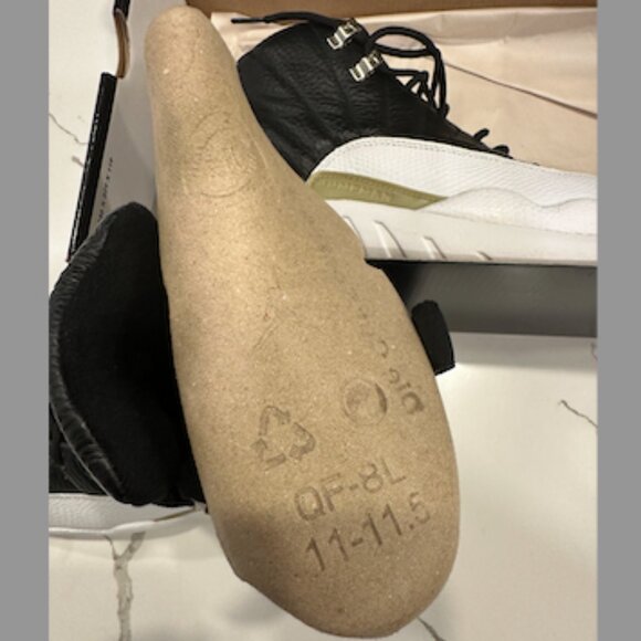 AIR JORDAN XII RETRO 12 (2004)  MENS 11 NEW  "Playoffs" Black/White - Picture 13 of 13